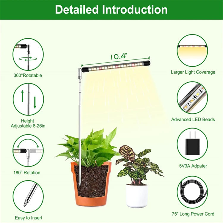 Adjustable Full-Spectrum Grow Light