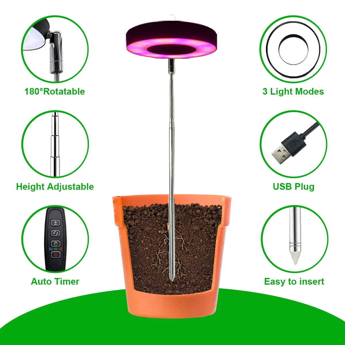 Adjustable Full-Spectrum Plant Light