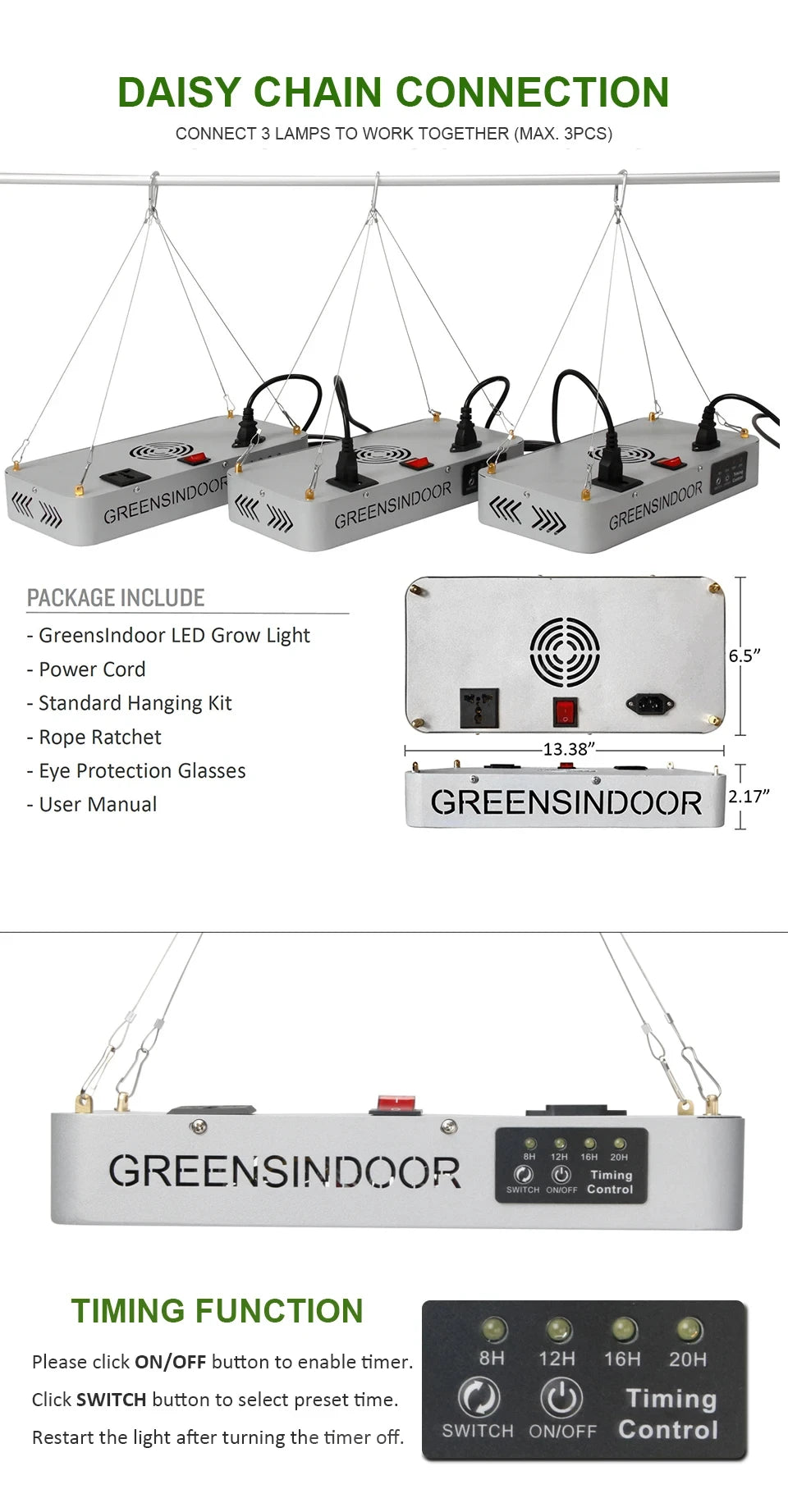 3000W  Grow Light