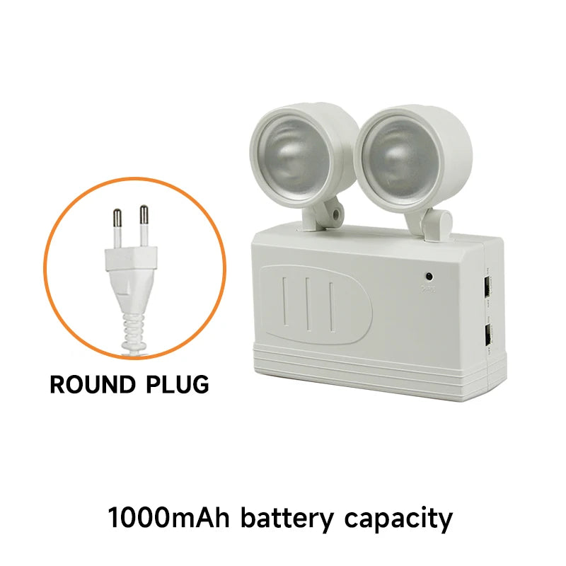 Dual-Head Emergency Light