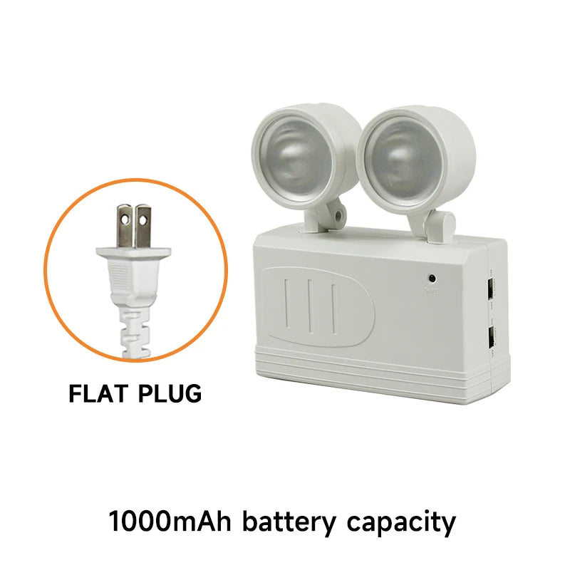 Dual-Head Emergency Light